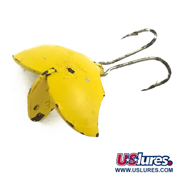 Cuillère Prescott Spinner Baby Bat, Jaune, 5g, Triple-Wing, #5455
