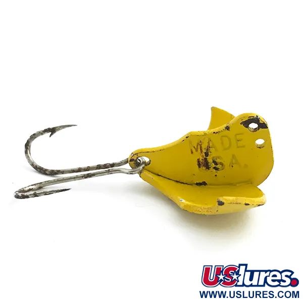 Cuillère Prescott Spinner Baby Bat, Jaune, 5g, Triple-Wing, #5455