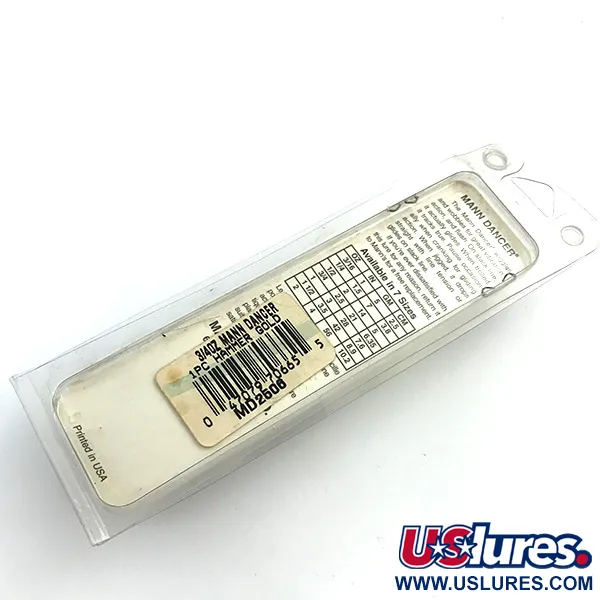 Mann's Dancer Cuillère, Or martelé, 21g, Queue à plumes, #5458