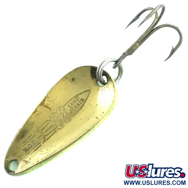 Luhr Jensen Cuillère, Jaune / Rouge / Or, 5g, Finition UV, #5465