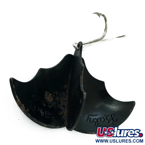 Prescott Spinner Baby Bat, Black, 14g, Cuillère Vintage, #5495