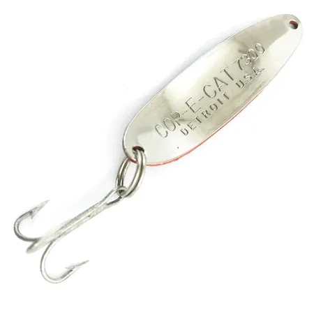 Dardevle Cop-E-Cat 7300 Cuiller, Rouge/Noir/Nickel, 10g, Écailles, #5498