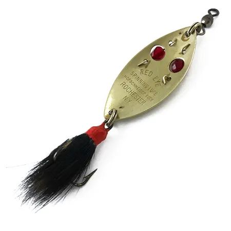 Hofschneider Red Eye Cuillère, Or/Rouge, 6,5g, Perles Verre, #5519