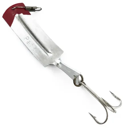 South Bend Flipit 625 Cuillère, Nickel / Rouge, 8,5g, Tail Fin, #5520