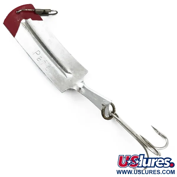 South Bend Flipit 625 Cuillère, Nickel / Rouge, 8,5g, Tail Fin, #5520