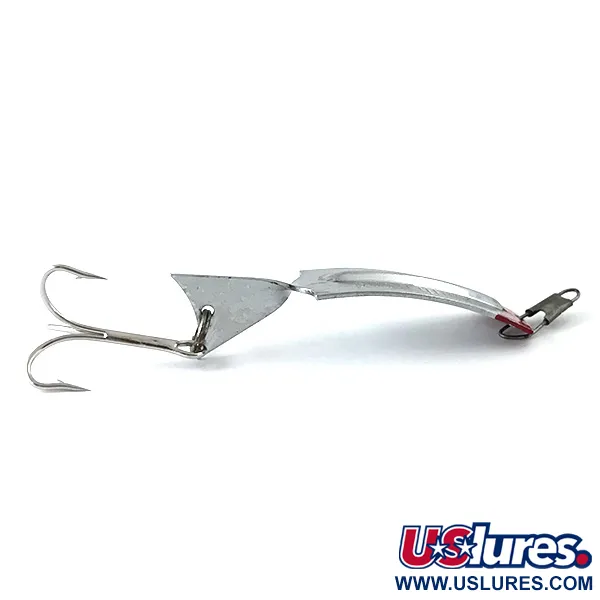 South Bend Flipit 625 Cuillère, Nickel / Rouge, 8,5g, Tail Fin, #5520