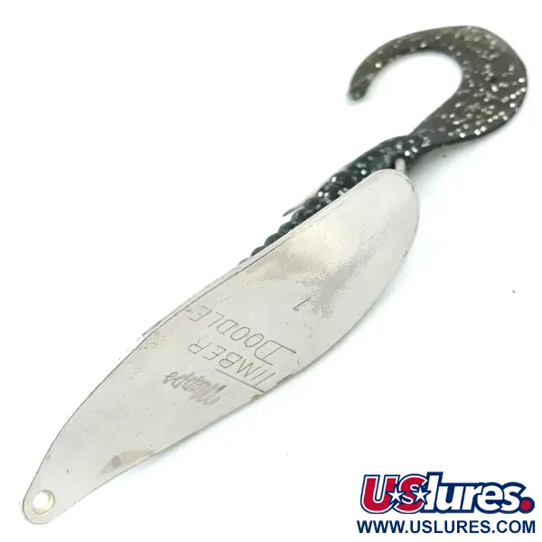 Mepps Timber Doodle 1 Cuillère Anti-herbe, Argent, 12g, Trailer, #5538