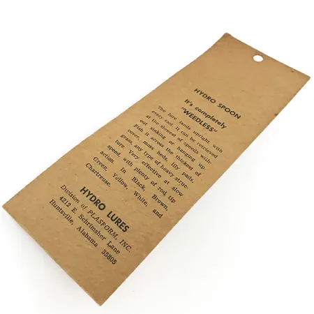 Hydro Lures Weedless Hydro Spoon Anti-herbe, Gray/Black, 14g, #5550