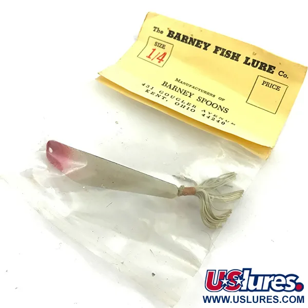 Cuillère Weedless Barney Spoon, Rouge / Blanc, 7g, Anti-herbe, #5551