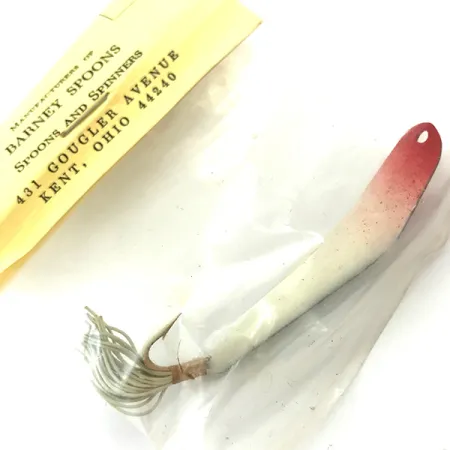 Cuillère Weedless Barney Spoon, Rouge / Blanc, 7g, Anti-herbe, #5551