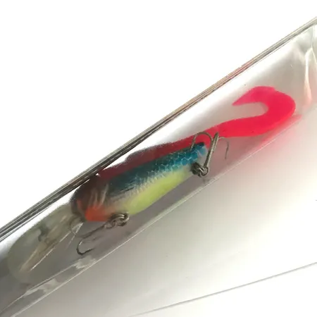 Montauk Mike's Gokai Leurre Hybride, Bleu/Rouge, 14g, UV, #5552