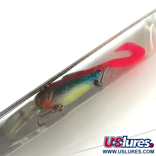 Montauk Mike's Gokai Leurre Hybride, Bleu/Rouge, 14g, UV, #5552