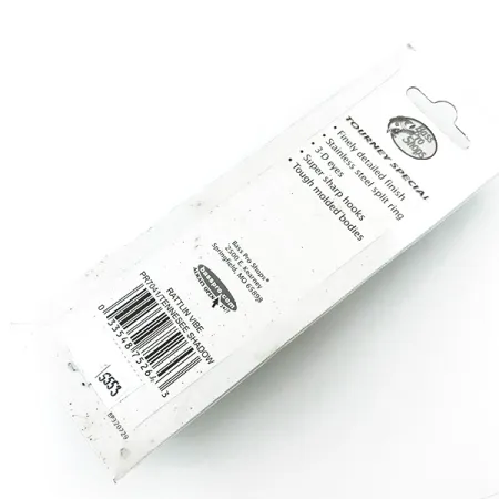 Bass Pro Shops Lipless Crankbait, Bleu Clair / Rouge, 14g, Nid d'abeille, #5553