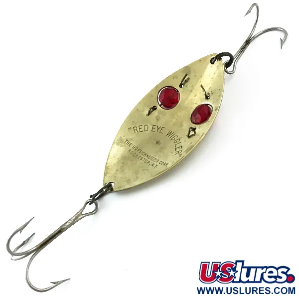 Hofschneider Red Eye Wiggler Cuillère, Or/Rouge, 25g, Yeux rouges, #5565
