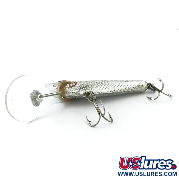Bagley Small Fry Shad Crankbait, Argenté, 9g, Motif Écailles, #5569