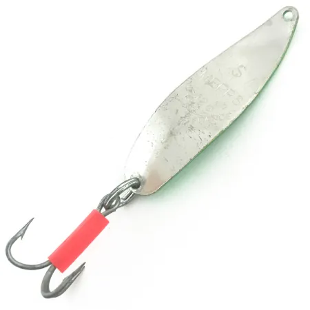 Mepps Syclops 1 Cuillère Ondulante, Green Metallic / Argent, 12g, #5573