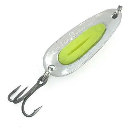Blue Fox Pixee UV Cuillère, Nickel/Jaune, 4.5g, UV-Glow, #5576