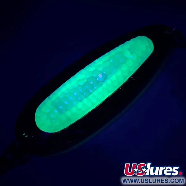 Blue Fox Rattlin Pixee UV Cuillère, Golden Herring/Green UV, 7g, #5593