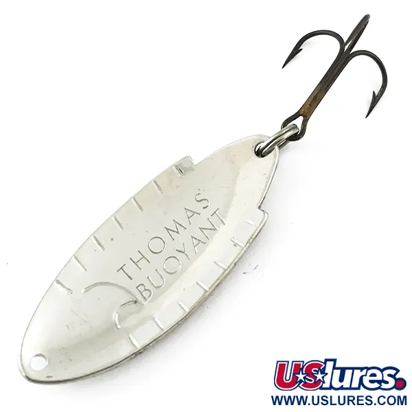 Thomas Buoyant Cuiller, Nickel/Rouge/Noir/Jaune, 7g, Crantée, #5604