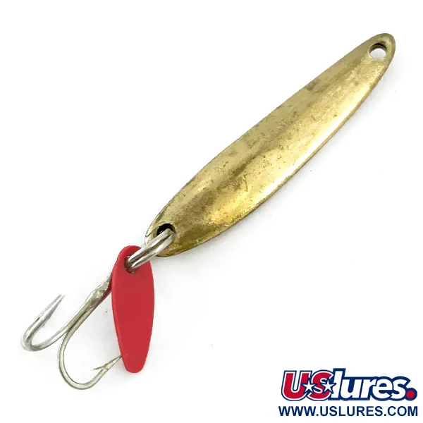 Bay de Noc Swedish Pimple Cuillère, Laiton/Orange, 5g, Palette, #5609