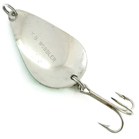 Acme K.O. Wobbler Glow Cuillère, Blanc / Vert / Nickel, 21g, #5613