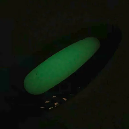 Blue Fox Pixee Ondulante, Nickel Martelé, 24g, Insert Glow, #5615