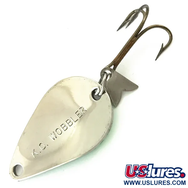 Cuillère Acme K.O. Wobbler UV, Nickel / Vert, 7g, Sonic Tail, #5629