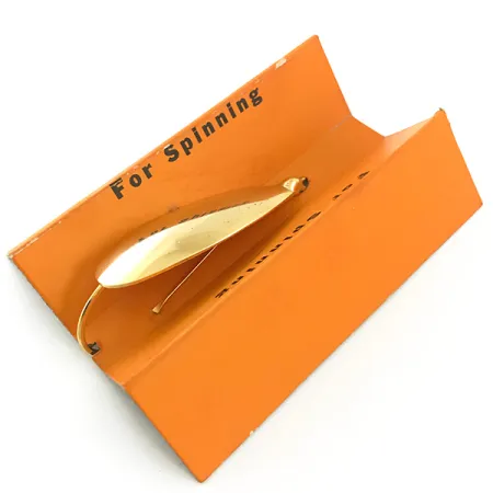 Vintage Johnson Silver Minnow Cuillère, Or, 9g, Anti-herbe, #5632