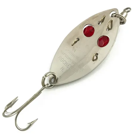 Hofschneider Red Eye junior Cuillère, Nickel/Violet, 10g, Yeux Rouges, #5641