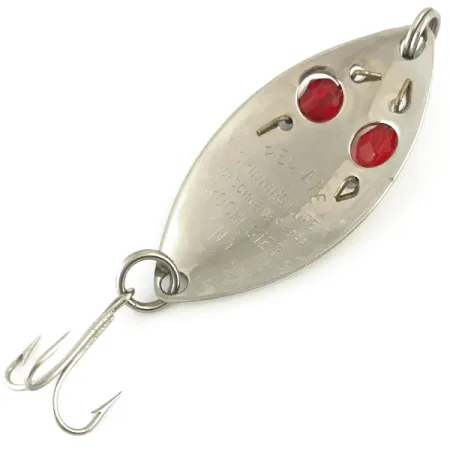 Hofschneider Red Eye Cuillère, Nickel / Bleu / Rouge, 6,5g, #5658