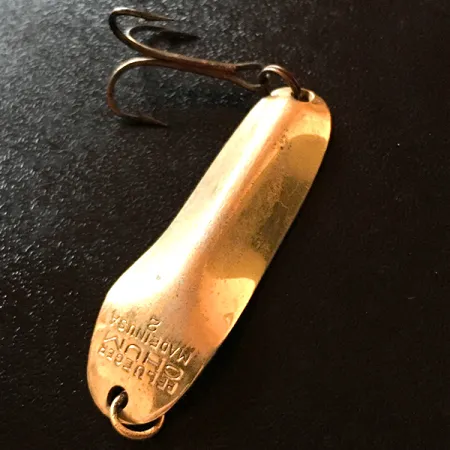 Pflueger Chum Cuillère Ondulante, Or, 7g, Vintage USA, #5659