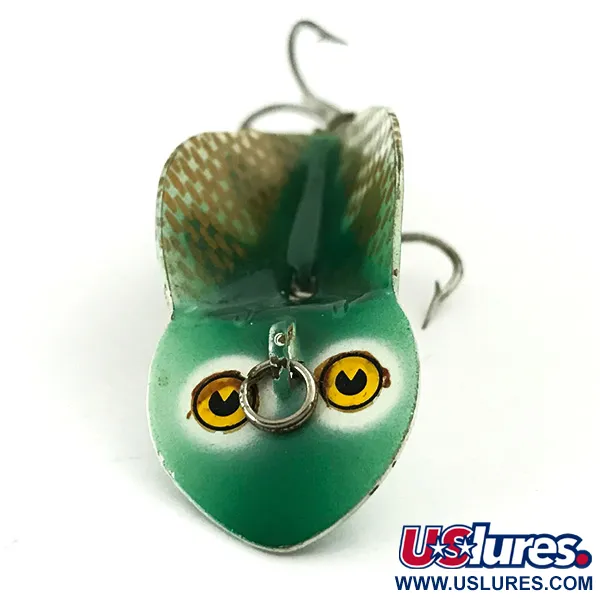 Leurre Buck Perry Spoonplug, Vert/Blanc/Or/Rouge, 7g, Structure, #5670