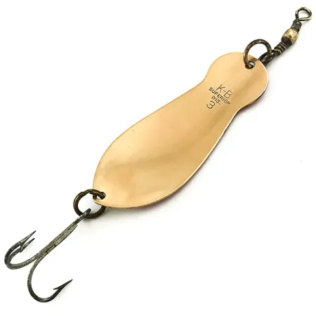 K-B Bait K-B Spoon Cuiller, Rouge/Blanc/Cuivre, 25g, Wisconsin, #5675