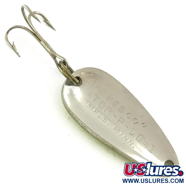 Nebco Tor-P-Do 1 UV Cuillère, Jaune/Rouge/Nickel, 9g, UV, #5676