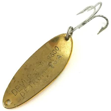 Dardevle Devle Dog 7600 Cuillère, Five of Diamonds, 10g, Vintage, #5678