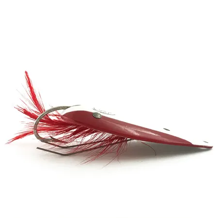 Cuiller Eppinger Weedless Dardevle Dardevlet, Rouge/Blanc/Nickel, 21g, #5680
