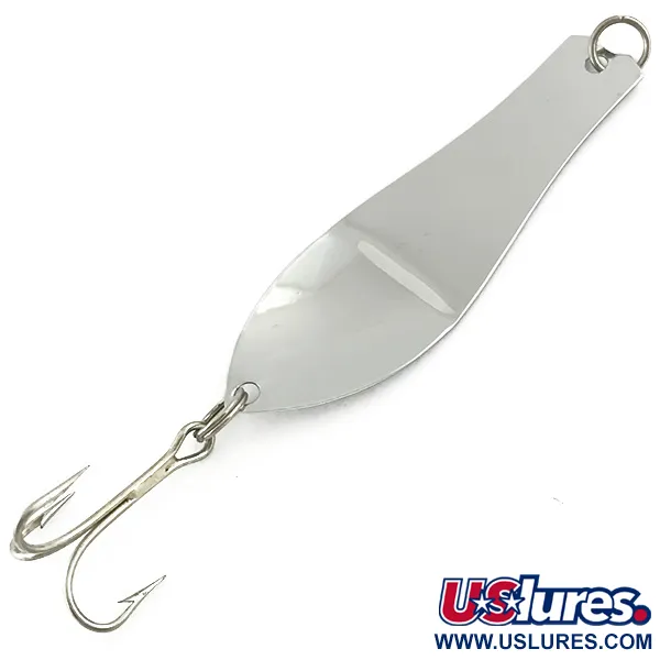 Prescott Spinner Thin Doctor 165 Cuillère Traîne, Nickel/Rouge, 4g, #5682