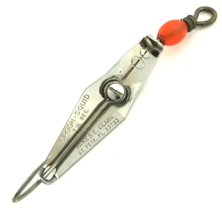 James E. Clark Clark Spoon Cuillère, Nickel/Rouge, 5g, Anti-herbe, #5685