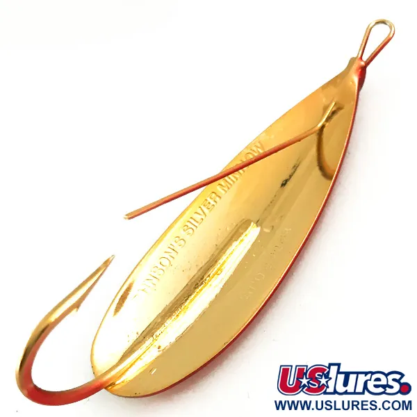 Johnson Silver Minnow Cuillère Ondulante, Golden Fish / Rouge, 12g, #5687