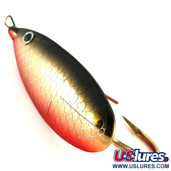 Johnson Silver Minnow Cuillère Ondulante, Golden Fish / Rouge, 12g, #5687