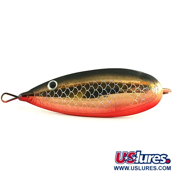 Johnson Silver Minnow Cuillère Ondulante, Golden Fish / Rouge, 12g, #5687