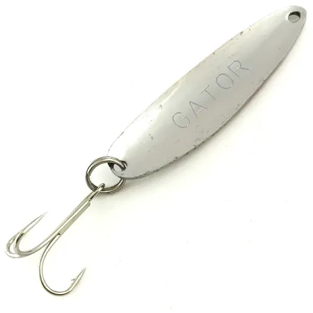 Cuillère Gator, Nickel / Hologramme Rose, 16g, Acier Inox, #5688