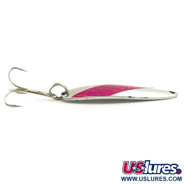 Cuillère Gator, Nickel / Hologramme Rose, 16g, Acier Inox, #5688