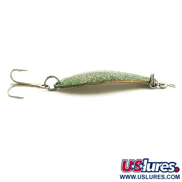 Prescott Spinner Little Doctor 255 Cuillère, Golden/Green Glitter, 7g, #5689