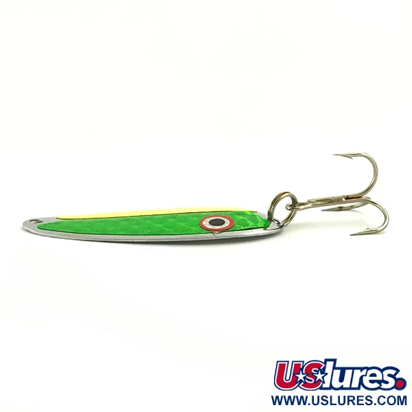 Pro King Pro Spoon Cuillère, Jaune/Vert/Nickel, 8,5g, Glow, #5690