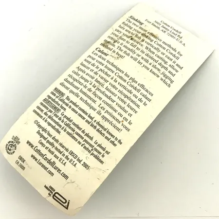 Cotton Cordell CC Spoon Jig, Nickel martelé, 24g, ondulante, #5691