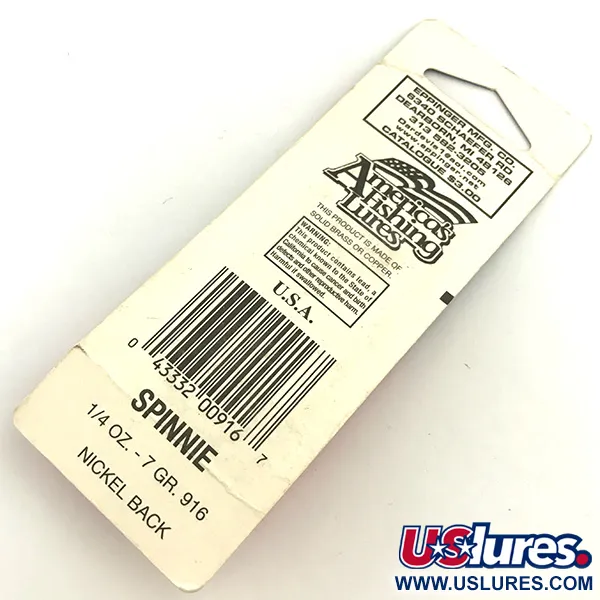 Eppinger Dardevle Cuillère, Rouge / Blanc / Nickel, 7g, Dos Nickelé, #5692