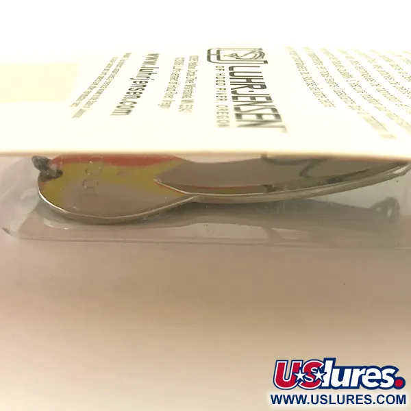 Cuillère Luhr Jensen Loco 3, Nickel / Hologramme, 17g, Martelée, #5693