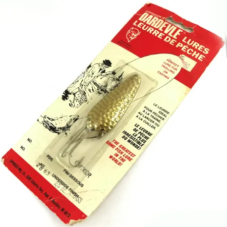 Dardevle Imp Klicker Ondulante, Laiton Martelé, 11g, Palettes, #5699