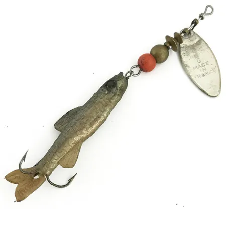 Mepps Aglia Long 0 Mino Cuiller, Argent, 4g, Trailer Minnow, #5701